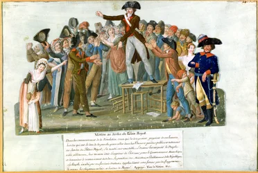 Motion in the Garden of the Palais-Royal, July 1789